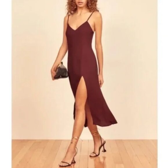 Reformation Dresses & Skirts - Reformation Burgundy Midi Dress